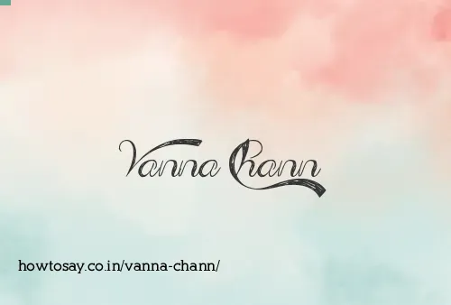 Vanna Chann