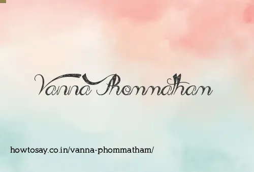 Vanna Phommatham