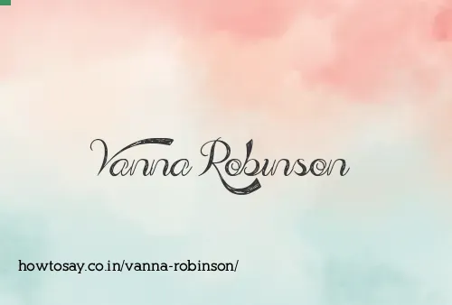 Vanna Robinson