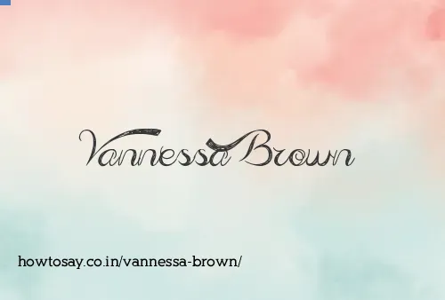 Vannessa Brown