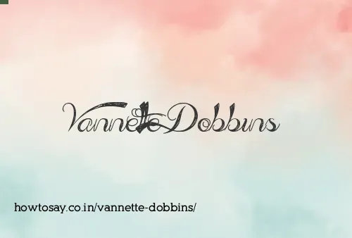 Vannette Dobbins