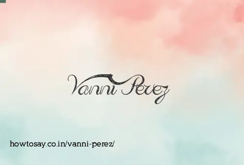 Vanni Perez