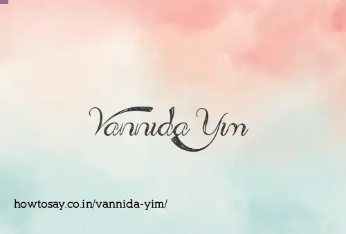 Vannida Yim