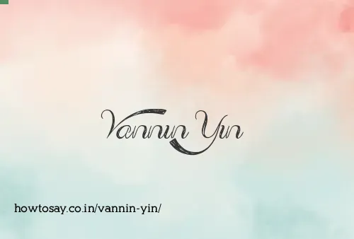 Vannin Yin
