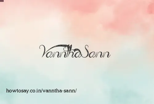 Vanntha Sann