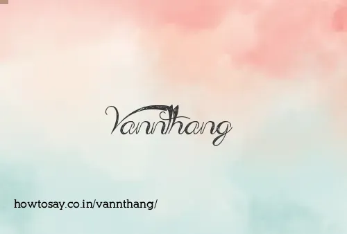 Vannthang
