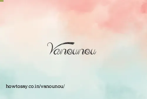 Vanounou