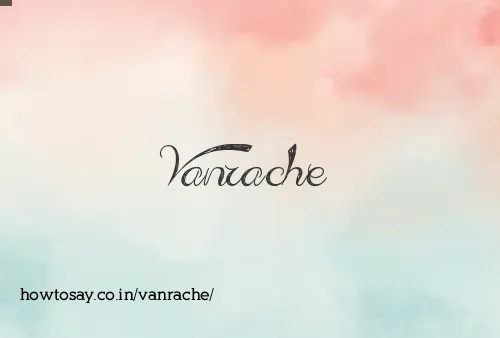Vanrache