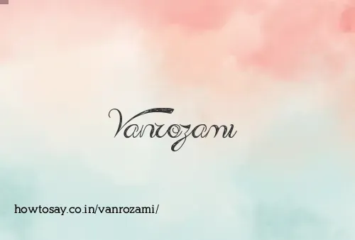 Vanrozami