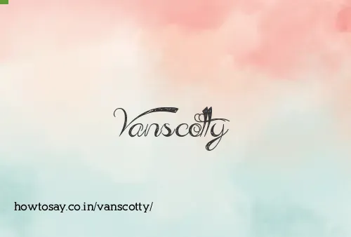 Vanscotty