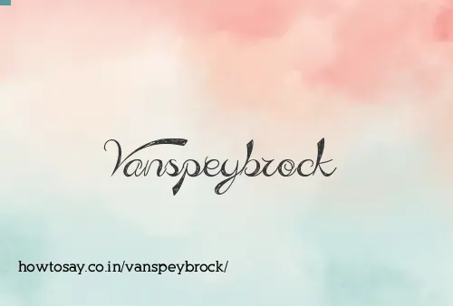 Vanspeybrock