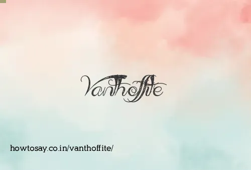 Vanthoffite