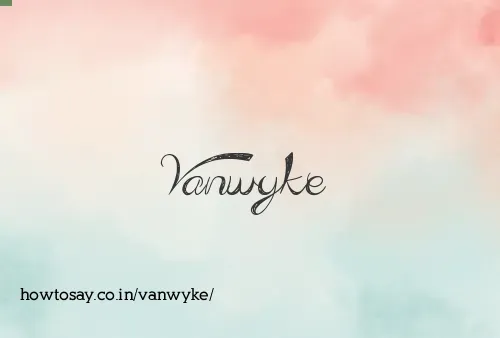 Vanwyke
