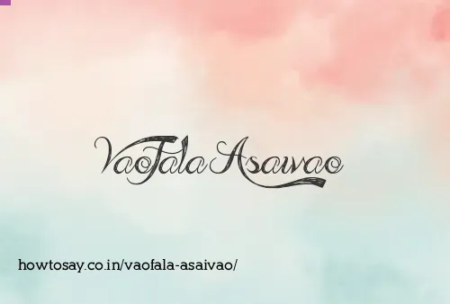 Vaofala Asaivao