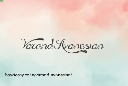 Varand Avanesian