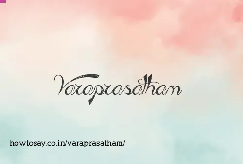 Varaprasatham