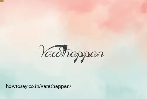 Varathappan
