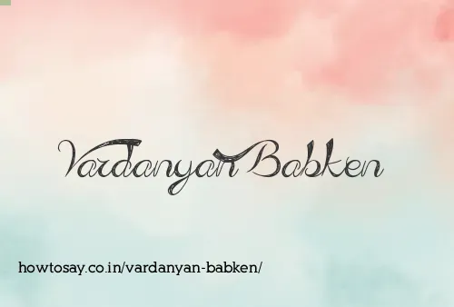 Vardanyan Babken