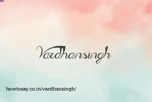 Vardhansingh