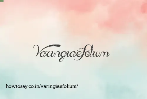 Varingiaefolium