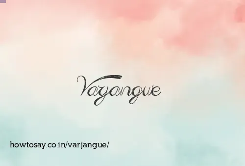 Varjangue