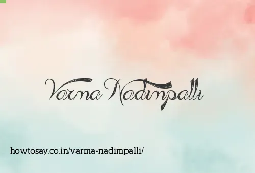 Varma Nadimpalli