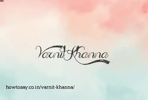 Varnit Khanna