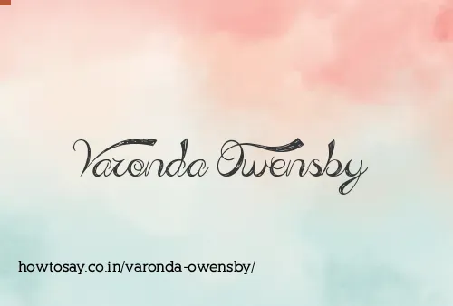 Varonda Owensby