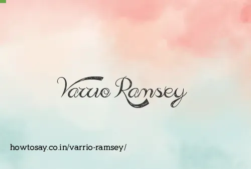 Varrio Ramsey