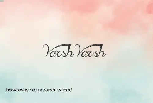 Varsh Varsh