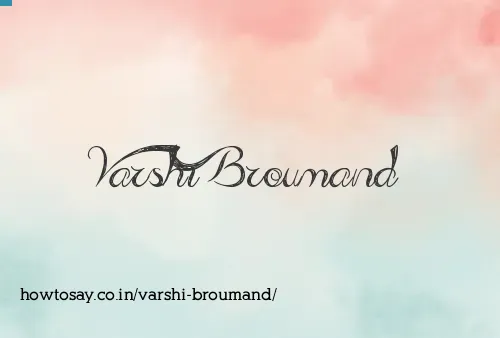 Varshi Broumand