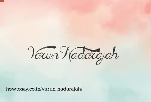 Varun Nadarajah