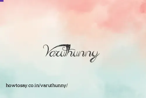Varuthunny