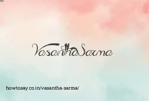Vasantha Sarma