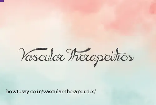 Vascular Therapeutics