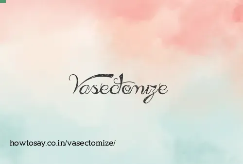 Vasectomize