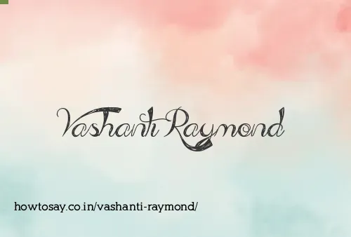 Vashanti Raymond