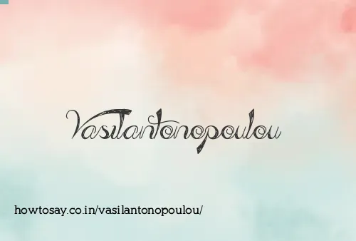 Vasilantonopoulou