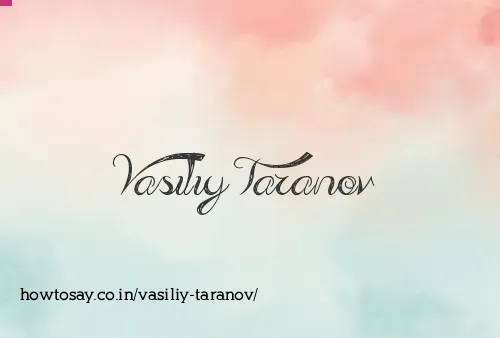Vasiliy Taranov