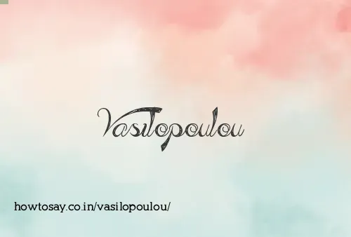 Vasilopoulou