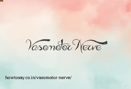 Vasomotor Nerve