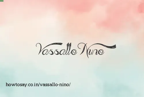 Vassallo Nino