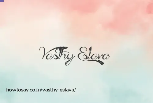 Vasthy Eslava