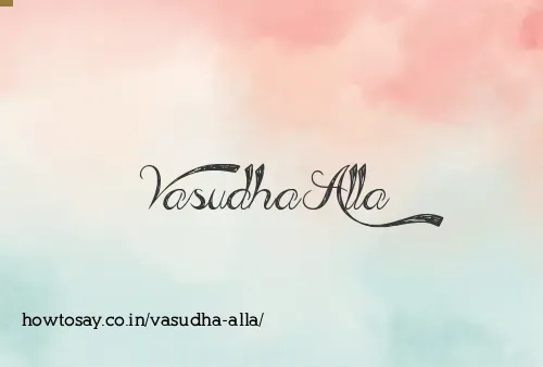 Vasudha Alla