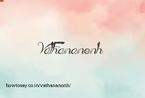 Vathananonh