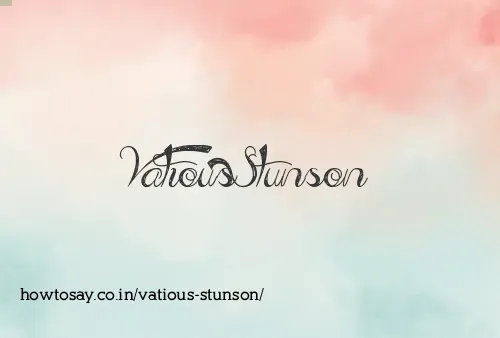Vatious Stunson