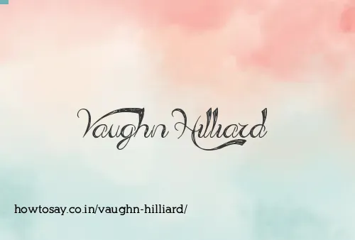 Vaughn Hilliard