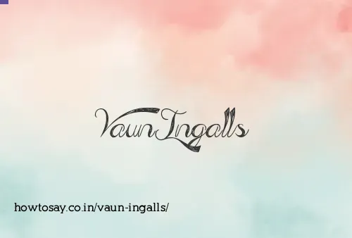 Vaun Ingalls