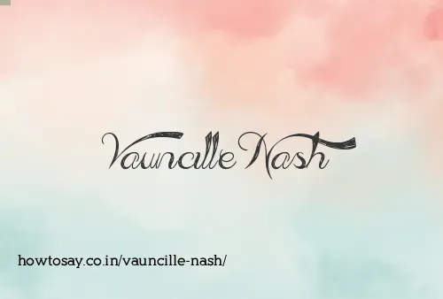 Vauncille Nash