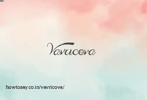 Vavricova